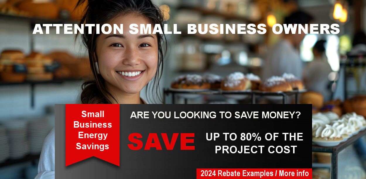 Small Business Energy Savings Grant (SBES).  Save up to 80% on pre-approval when switch from oil heat to heat pump